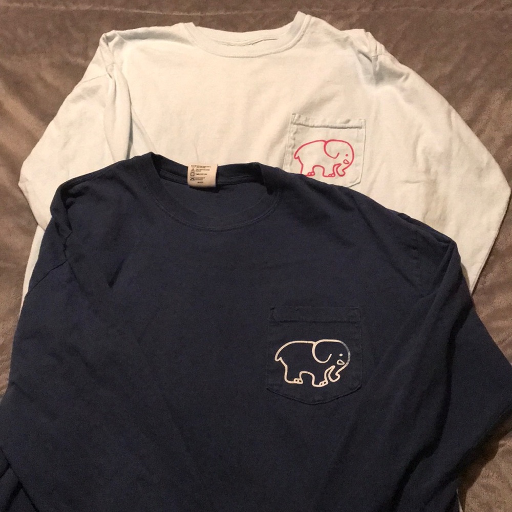 Two non authentic Ivory Ella long sleeve shirts